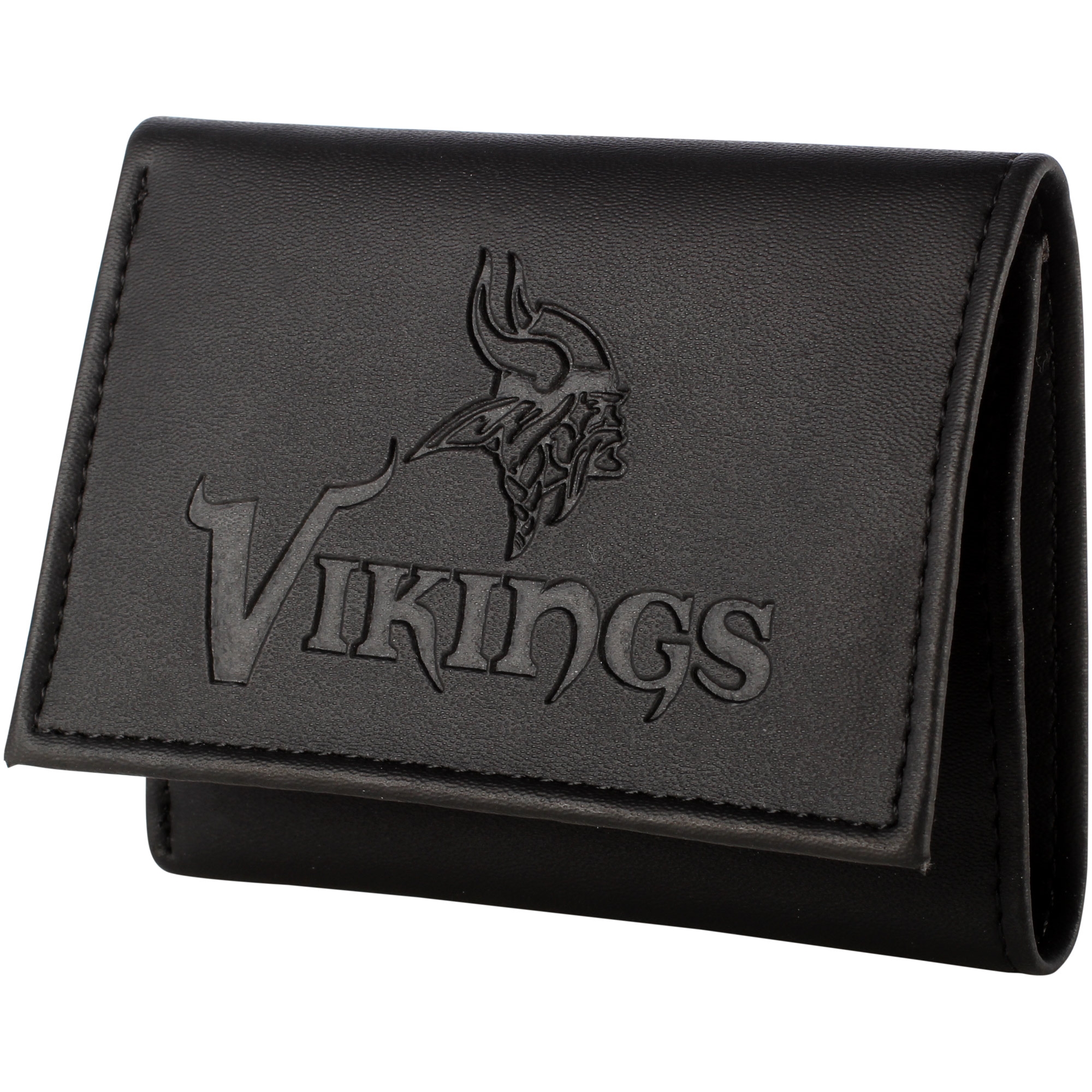 Men's Minnesota Vikings Black Hybrid Tri-Fold Wallet